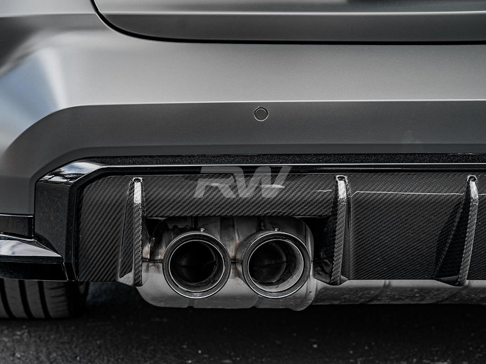 G8X M3/M4 OEM Style Dry Carbon Fiber Rear Diffuser