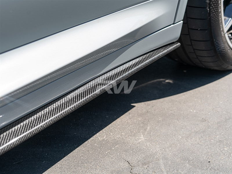 RWS Carbon Fiber Side Skirt Extensions