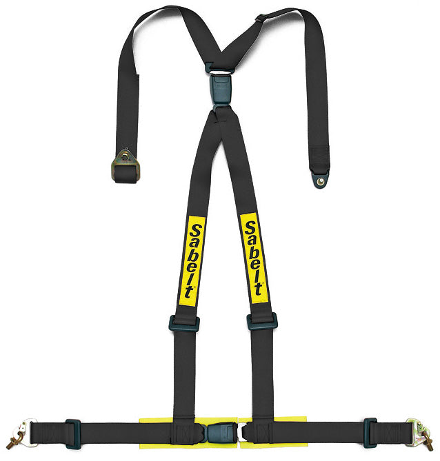 Clubman 75 LHD Racing Harness w/ Shoulder Pads