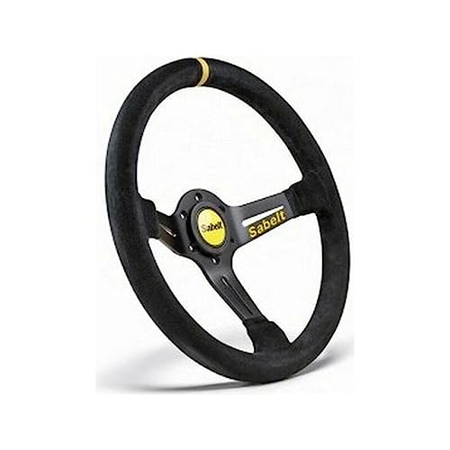 SW-465 350mm 3-Spoke Suede Steering Wheel