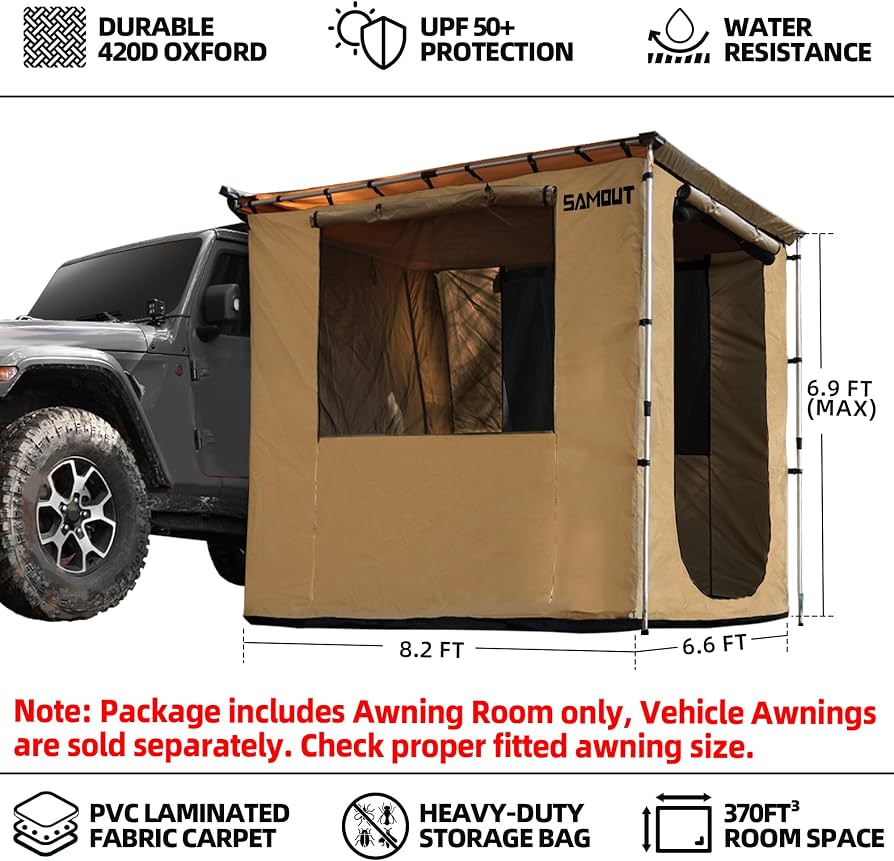 Vehicle Awning Room