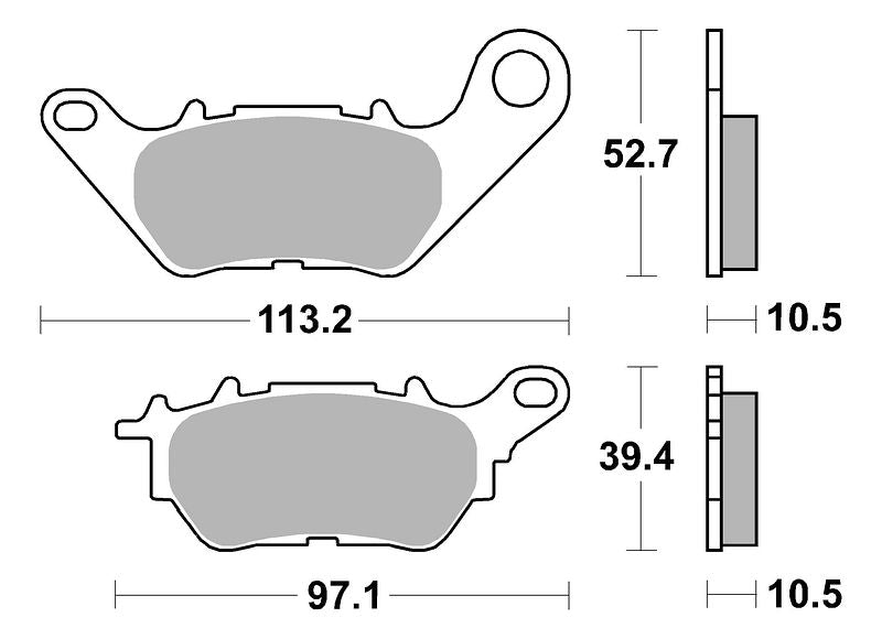 Rear Brake Pad Set