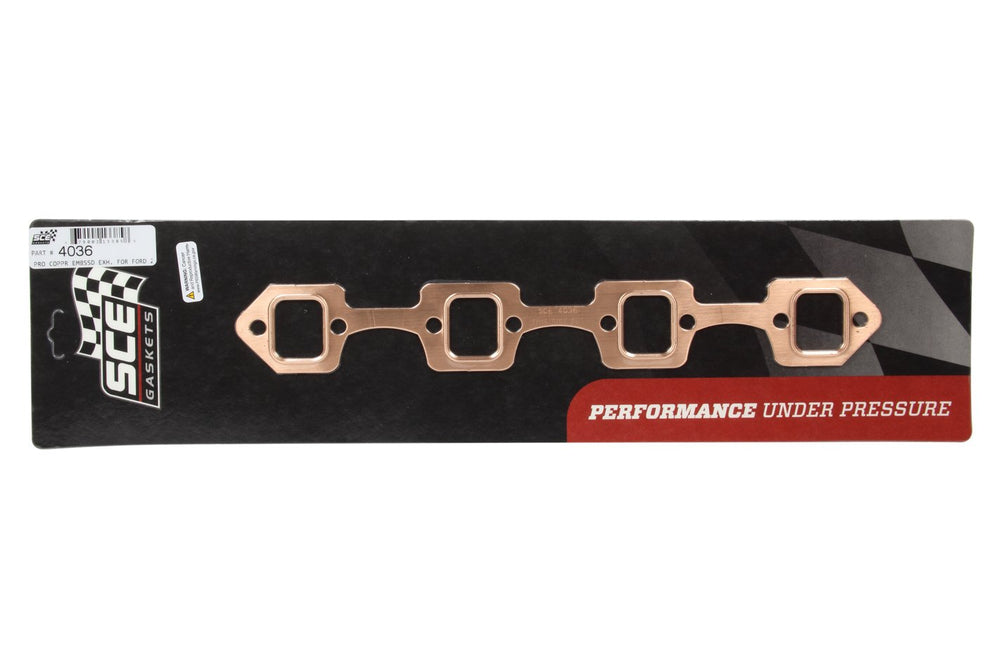 Copper Embossed Exhaust Gasket