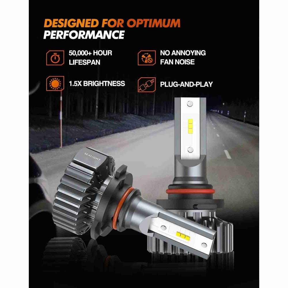 S1 LED Headlight Bulbs 6000K