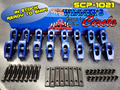 Race Series Roller Rocker Arms, 1.6 Ratio, Blue