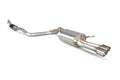 Resonated Cat-Back Exhaust System with Daytona 83mm Tailpipe