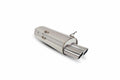 Stainless Steel Rear Silencer Exhaust System w/ Twin Monaco Tailpipes