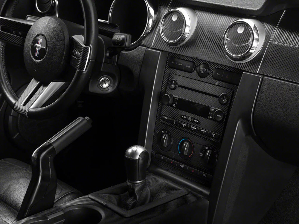 Carbon Fiber Style Dash Overlay Kit