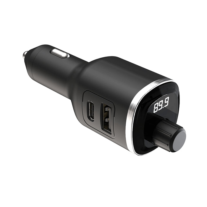 Wireless Hands-Free Car Kit with FM Transmitter