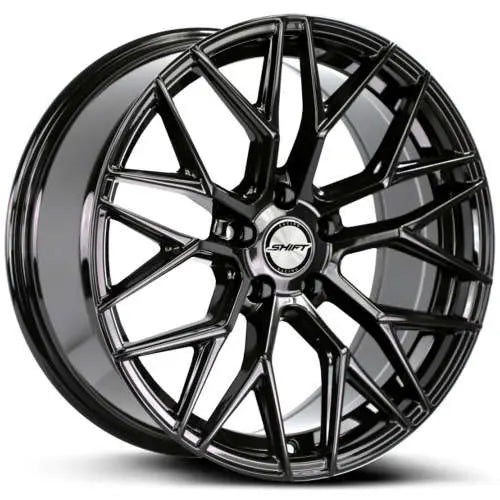 Spring 18x8 +35 5x112 Gloss Black 5-Spoke