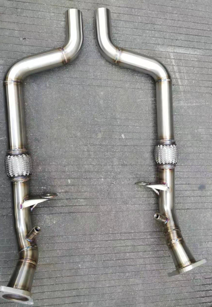 T304 Stainless Steel Mid Pipe with O2 Spacers