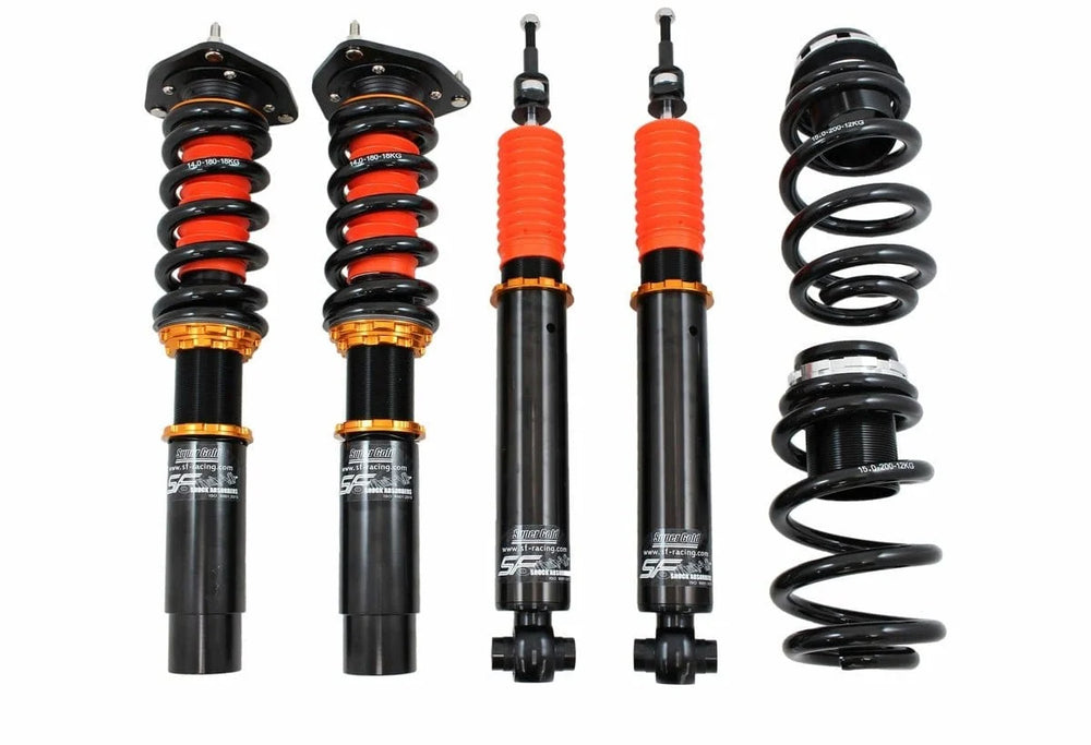 Track Monotube Coilover Kit, 32 Levels Adjustable Damping