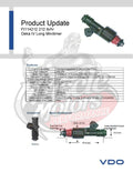 Deka 4 Low-Impedance Fuel Injector, 220 lbs/hr