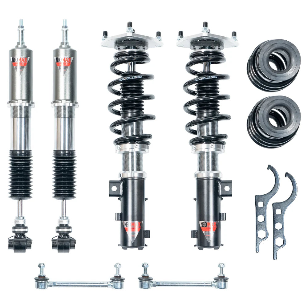 Monotube Coilover Kit with 24 Levels of Dampening Adjustment