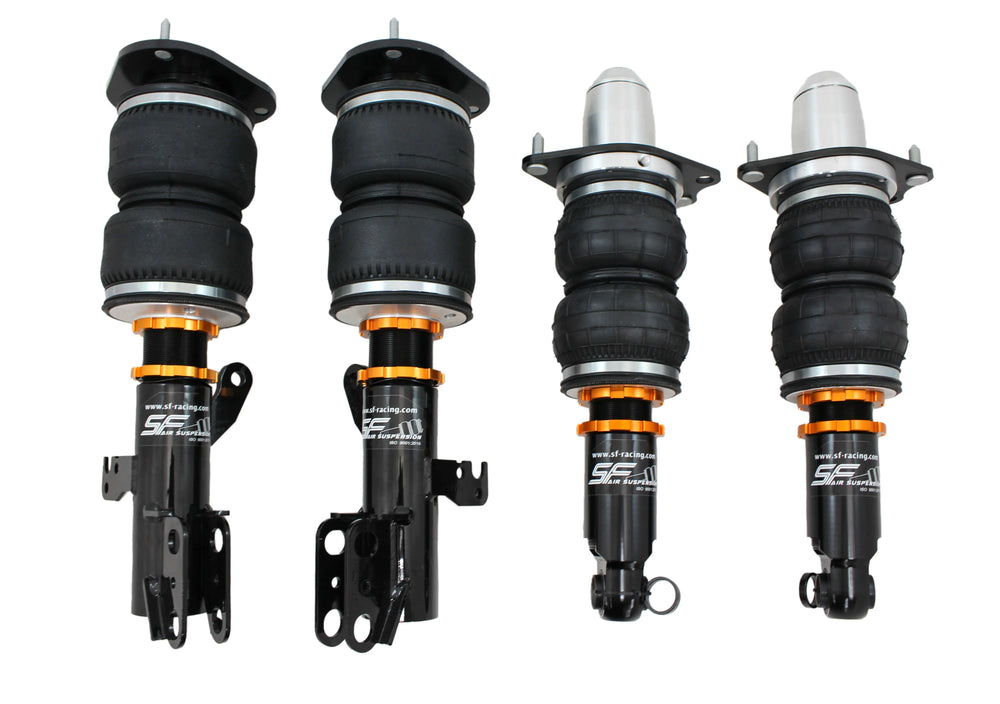 Monotube Air Struts with 32-Level Damping Adjustment