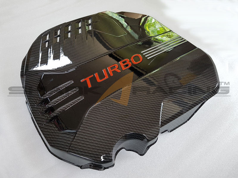 Carbon Fiber Style Engine Cover