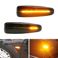 Front Side Marker Lights with Amber LED Turn Signal