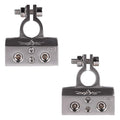 Solid Zinc Alloy Top Post Battery Terminal Set