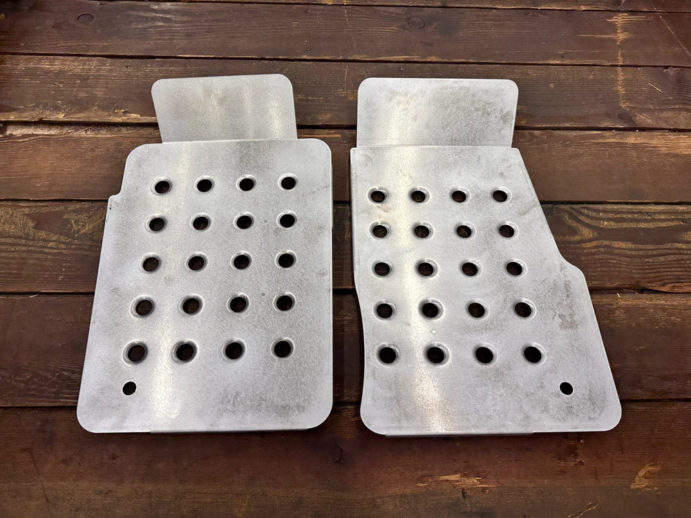 Aluminum Heel Plates Pair