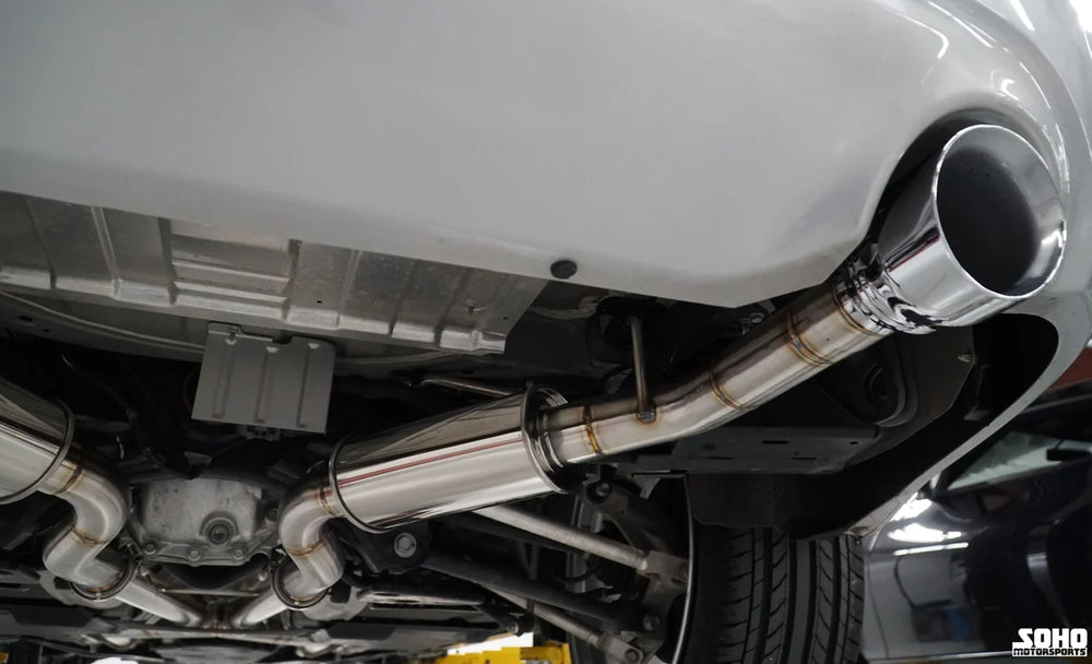 Cat-Back Exhaust System with 4.5-Inch Polished Tips