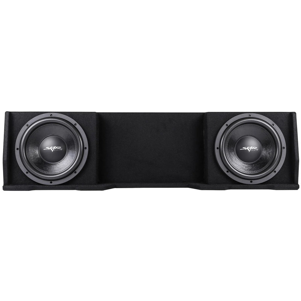 Dual 12-Inch Loaded Subwoofer Enclosure