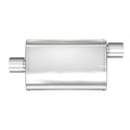 Universal Weld-In Muffler, 2.25" Inlet / 4" Outlet