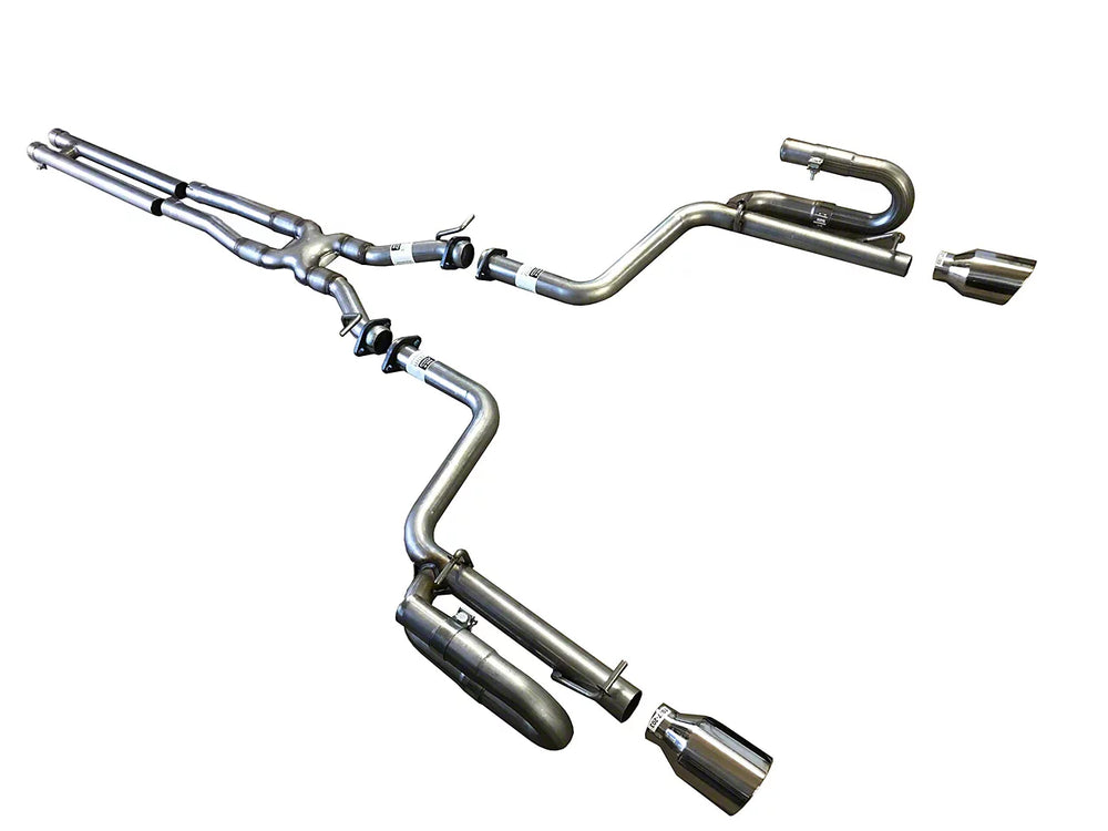 Street Cat-Back Exhaust System, V6 3-Inch Stainless Steel