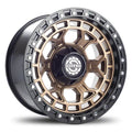 Nomad 18x9 Matte Bronze/Black Lip Aluminum Wheel