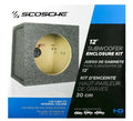 12-Inch Single Car Subwoofer Enclosure Kit