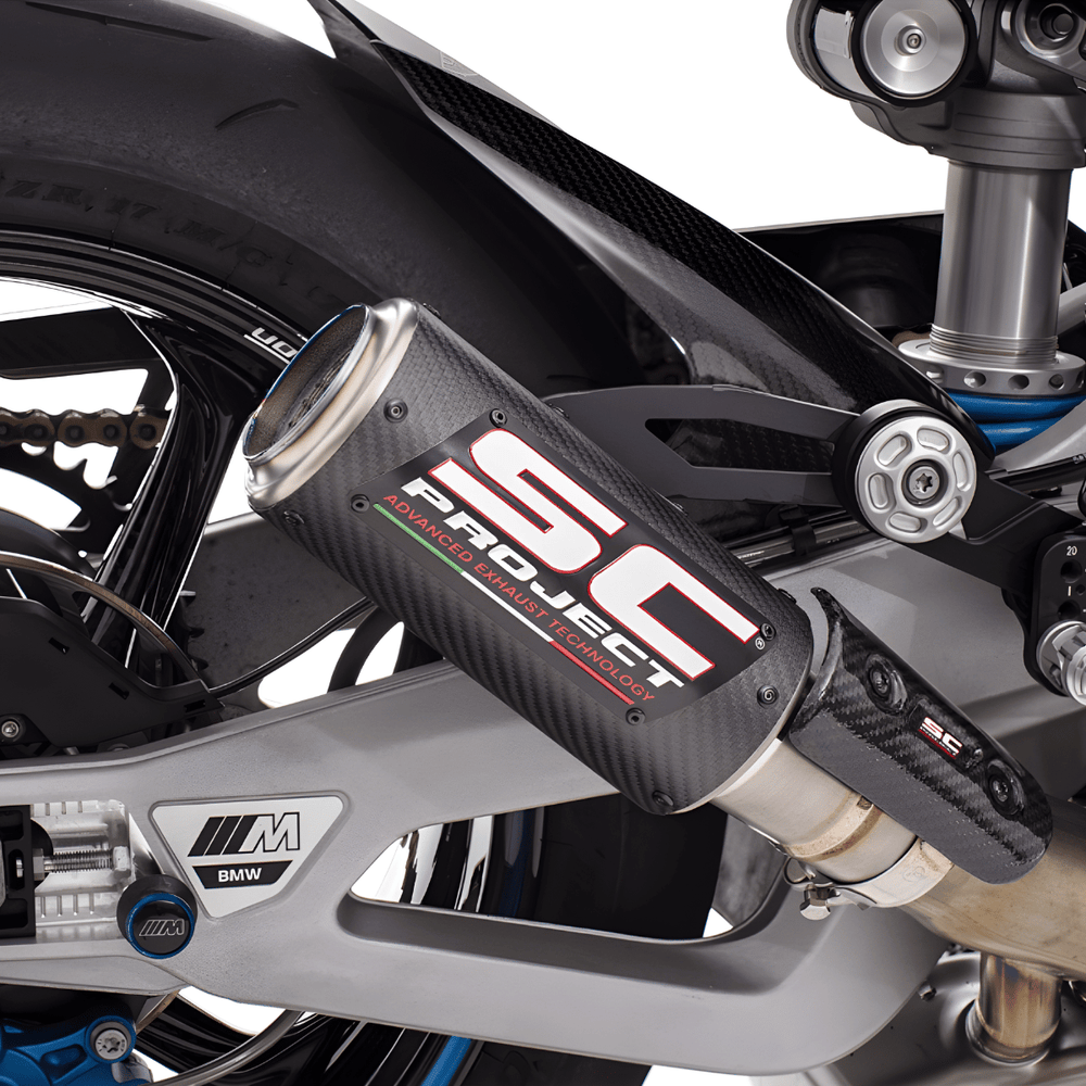 SC1-R Titanium Full Exhaust System with 250mm Carbon Fiber Muffler