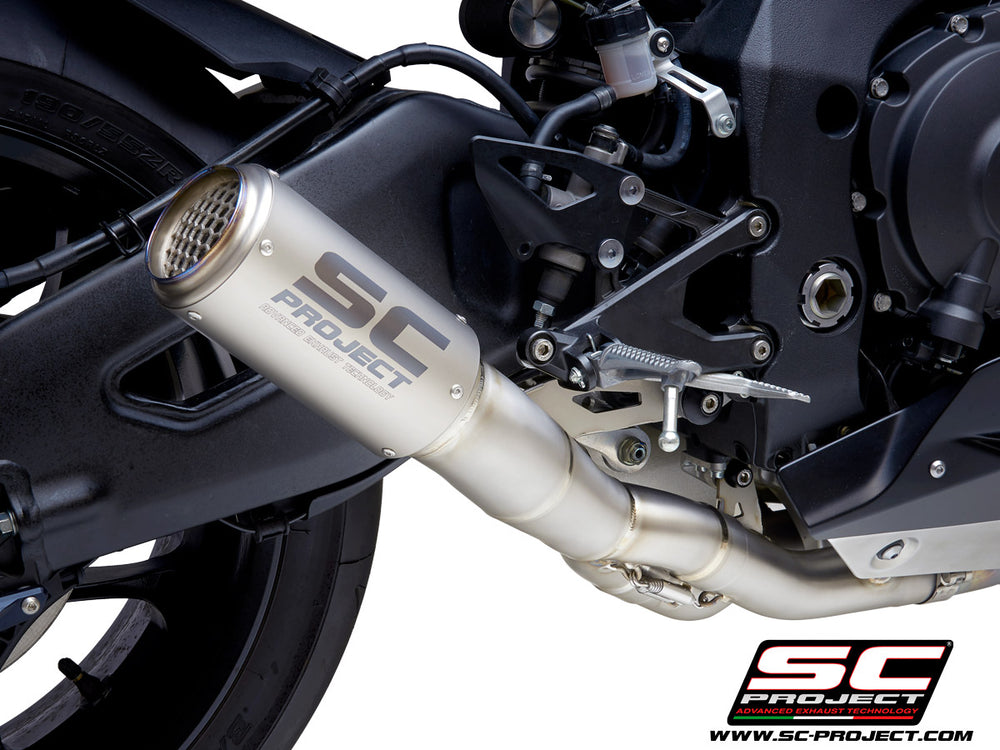 CR-T Half System Exhaust Carbon Fiber Titanium