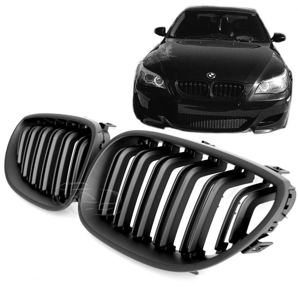 Matte Black Radiator Grille Set