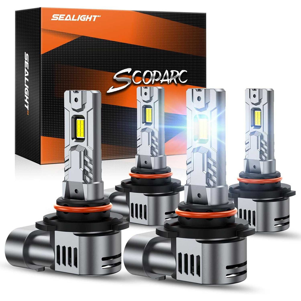 S2S 44000lm 6500K LED Headlight Bulb Set