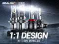 9005/HB3 LED Headlight & H11/H16/H8/H9 Fog Light Bulb Combo