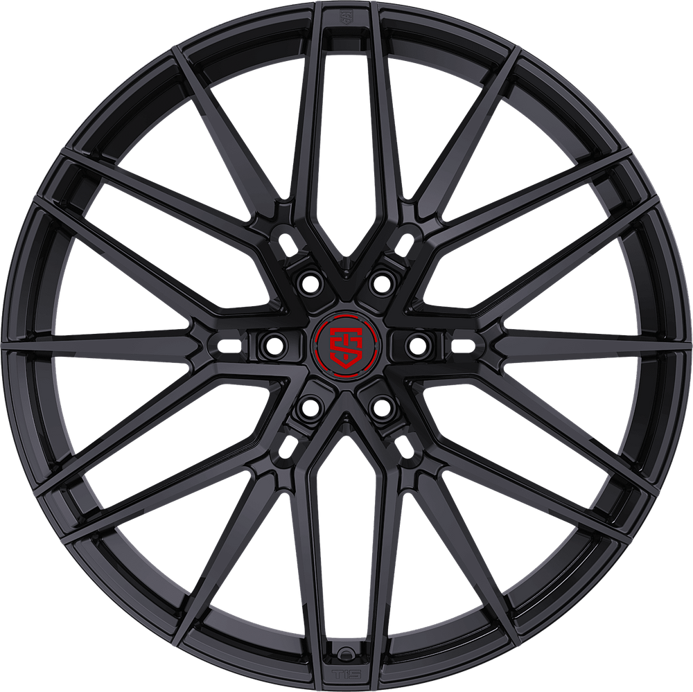 506B 22x10 +24mm Gloss Black 6-Spoke Alloy Wheel