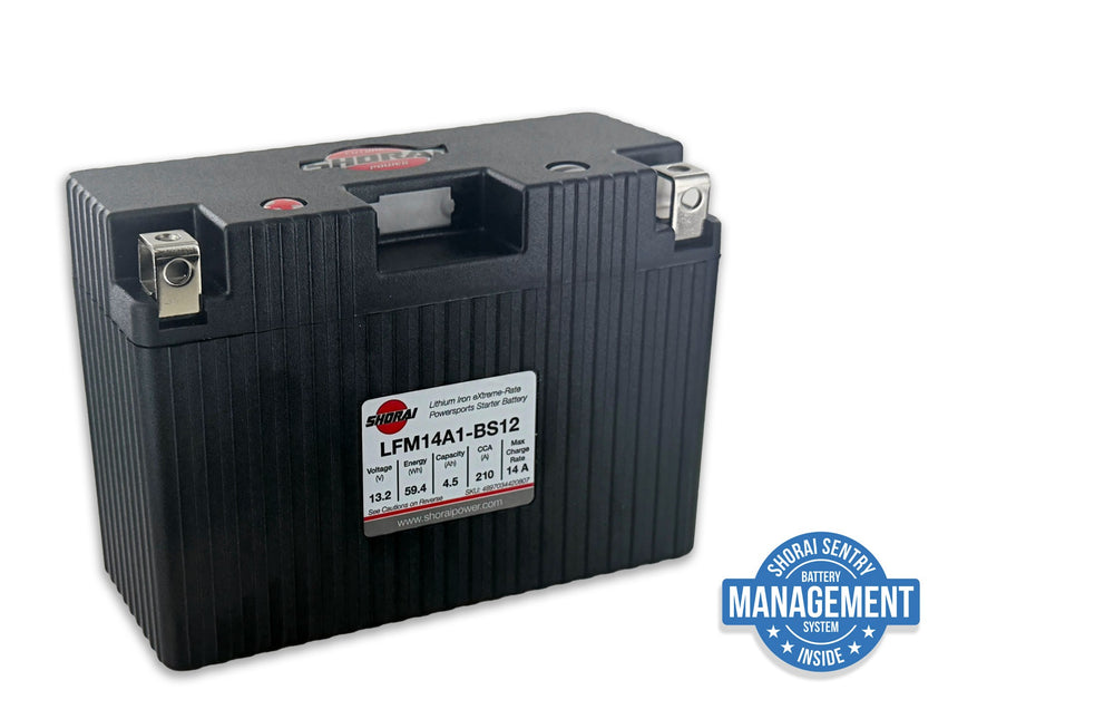 12V LiFePO4 Powersports Battery
