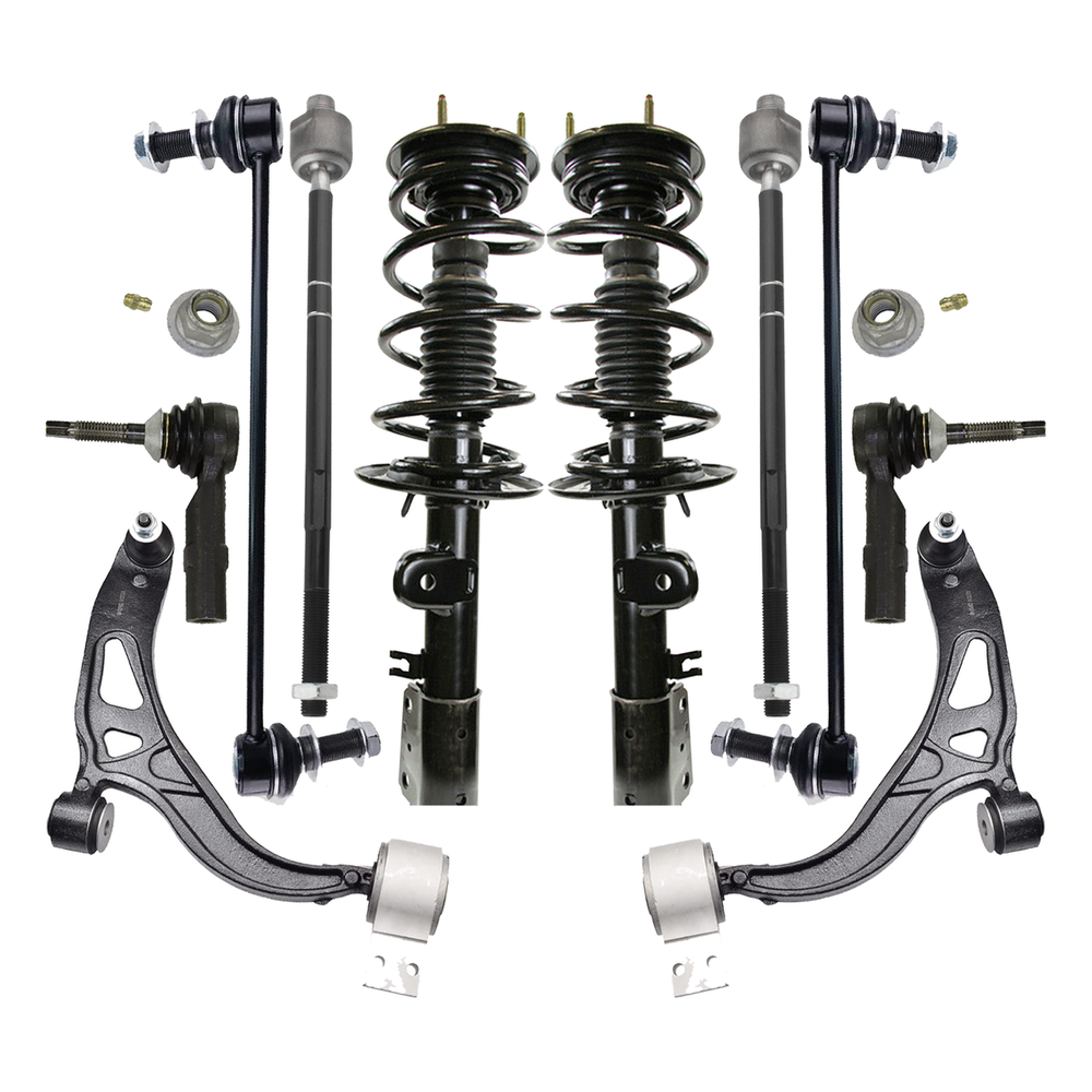 10pc Suspension Kit with Struts, Sway Bars, Tie Rod Ends