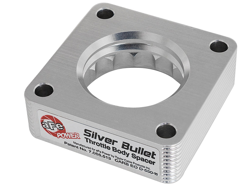T-6061 Aluminum Throttle Body Spacer w/ Filter & Coupler