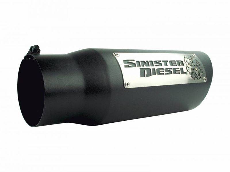 Diesel 4" Inlet / 5" Angled Cut Dual Wall Exhaust Tip