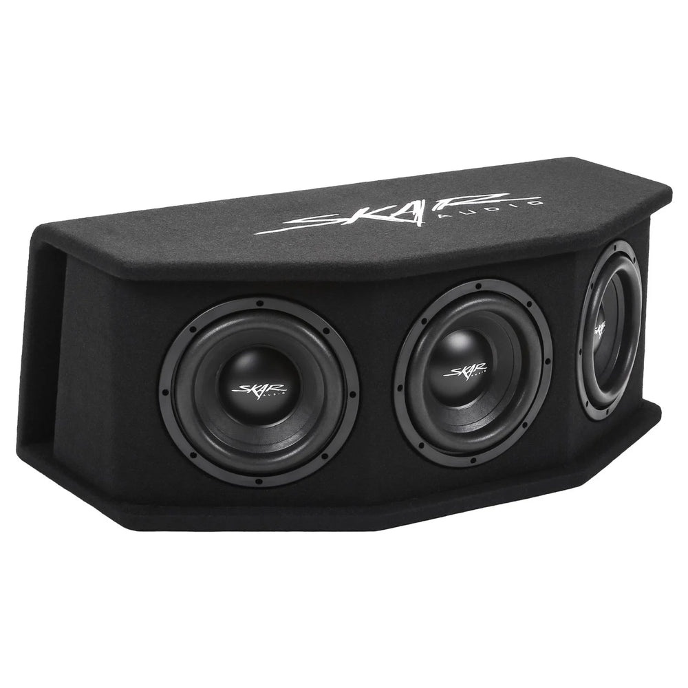 Triple 8-Inch Loaded Vented Subwoofer Enclosure