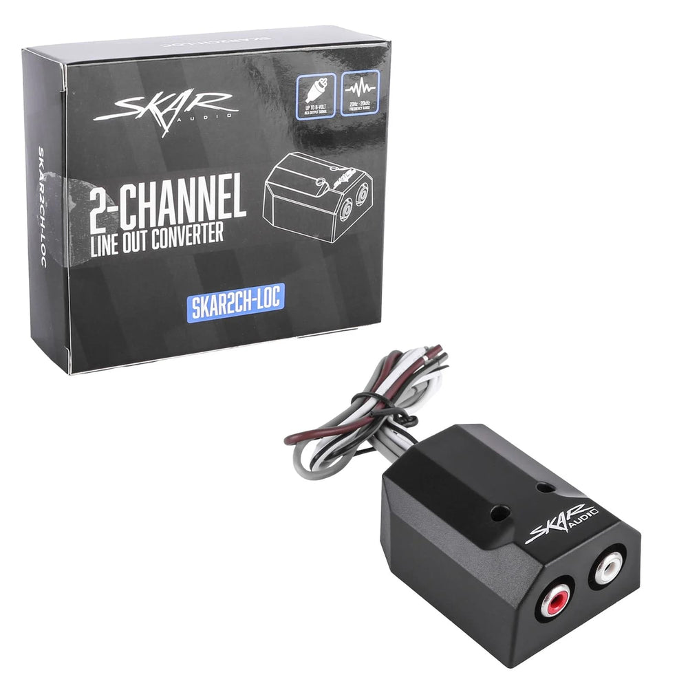 2-Channel Speaker Wire to RCA Converter