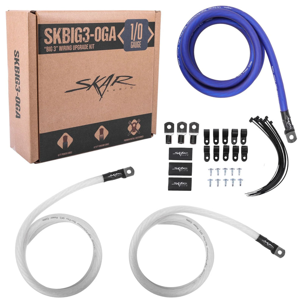1/0 Gauge Big 3 Wiring Upgrade Kit