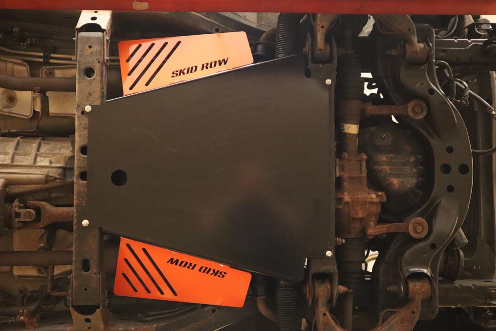 Transmission Skid Plate with Cat Guards