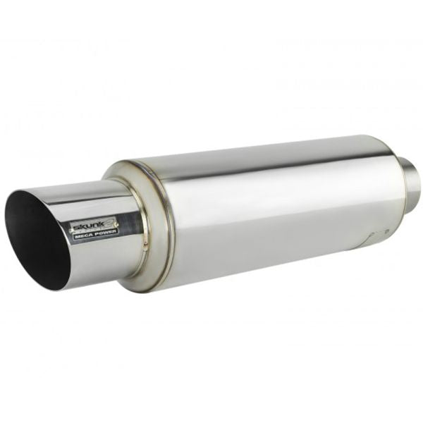 Universal Muffler 2.25" Inlet x 4" Outlet Stainless Steel