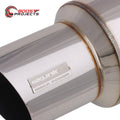 Universal Muffler 2.25" Inlet x 4" Outlet Stainless Steel