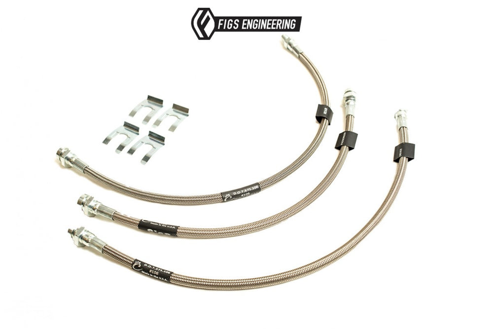4-Inch Extended Brake Line Kit