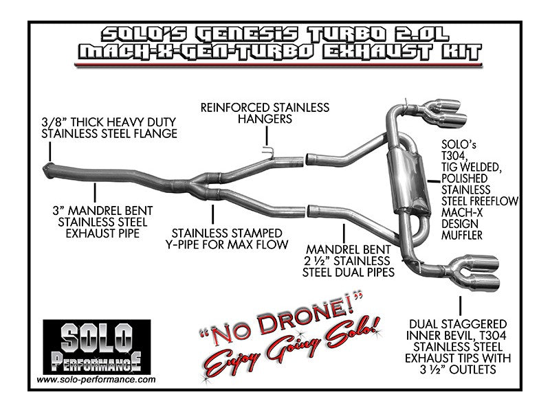 Mach-X-Gen-Turbo 3-Inch Cat-Back Exhaust Kit