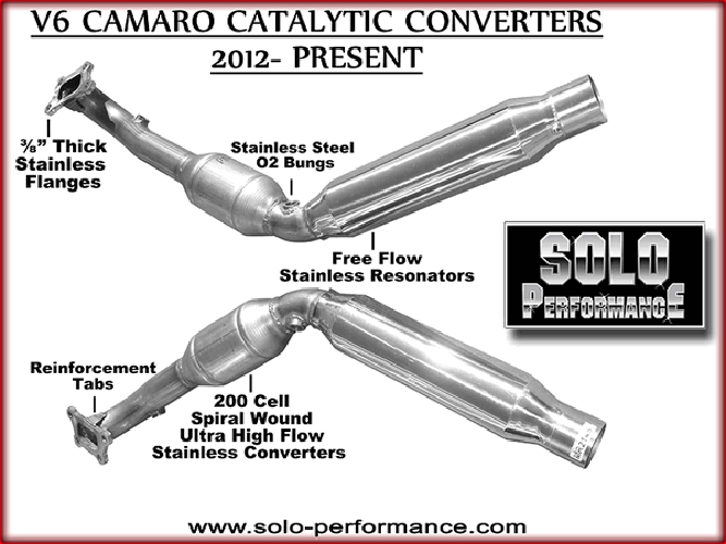 12L Catalytic Converter with Resonators