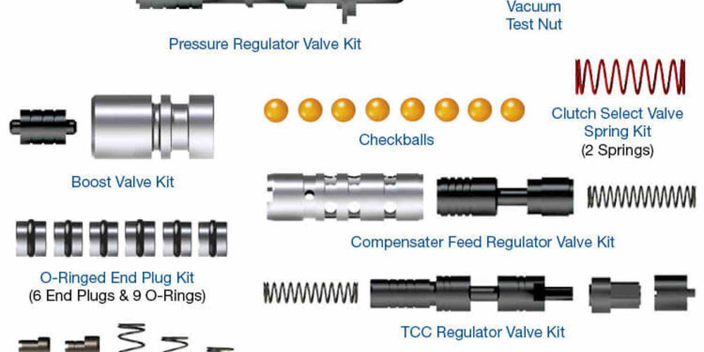 Zip Kit for GM 6L45/6L50/6L80/6L90 Transmission Valve Body