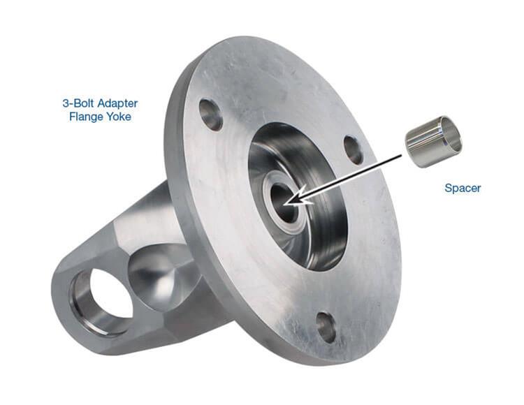 3-Bolt Adapter Flange Yoke Kit